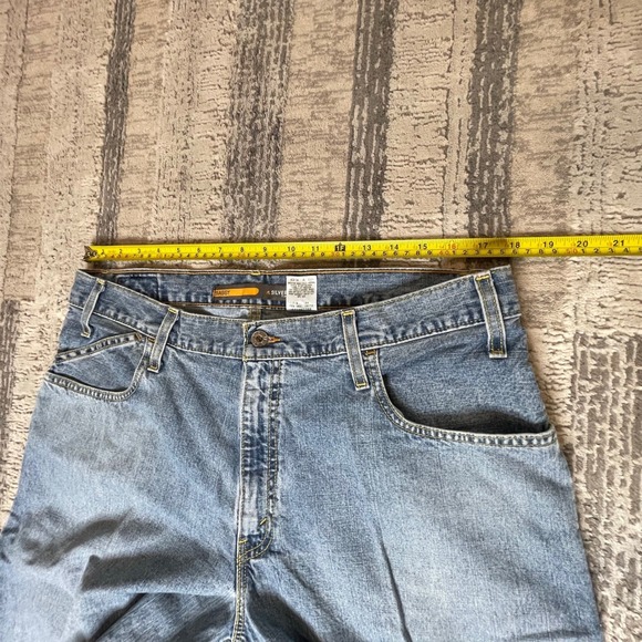 Y2K Levis Silver Tab Baggy Relaxed Fit Straight Leg Denim Jeans Blue Size 36x32 - Picture 9 of 9